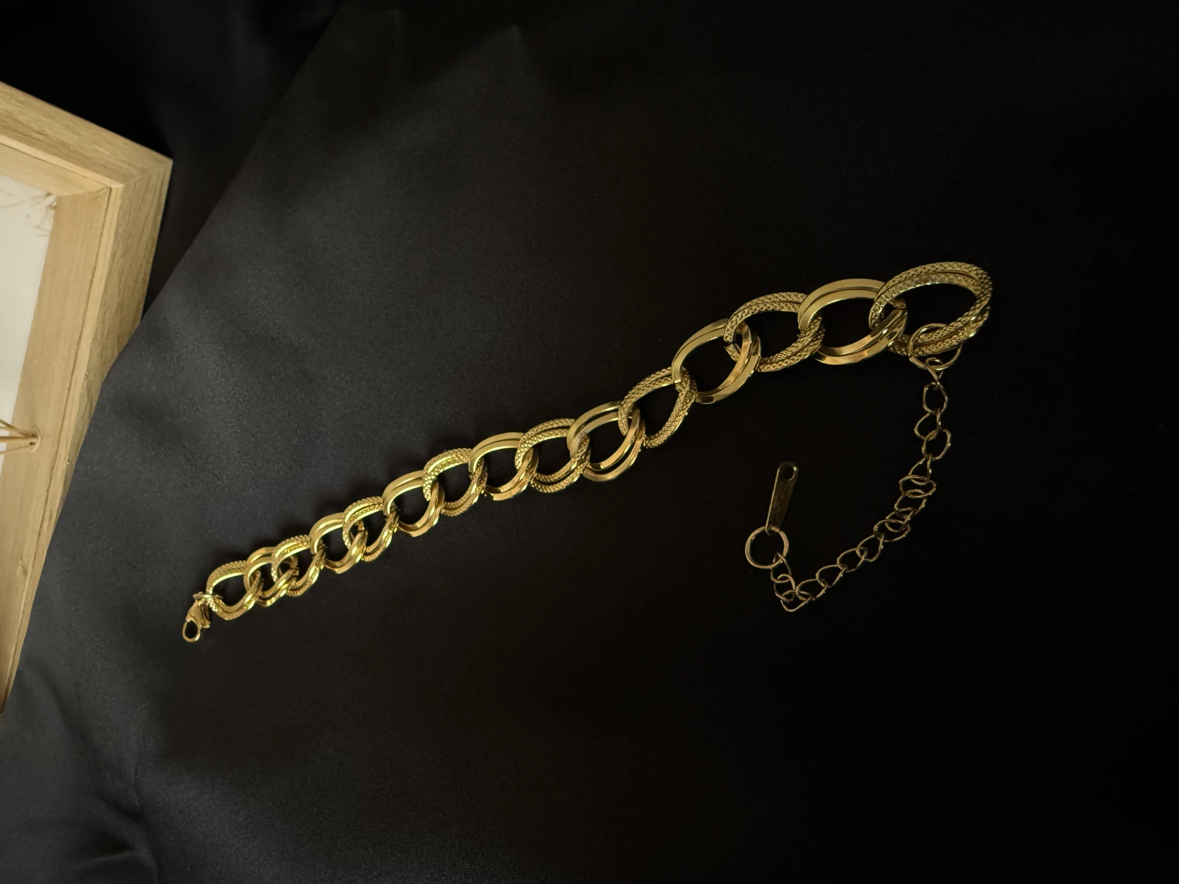 Gold Samanyolu Çelik Bileklik 